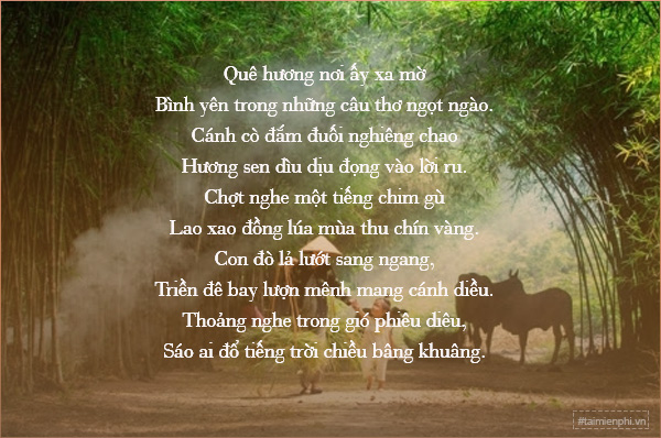 Các thể thơ Việt Nam phổ biến và hay sử dụng nhất