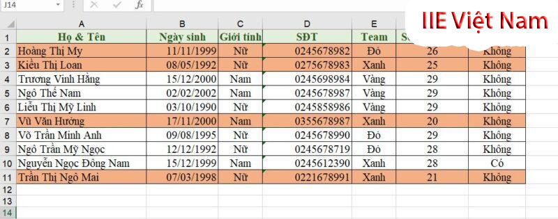 Tô Màu Dòng Có Điều Kiện Trong Excel Bằng Các Cách Cực Dễ