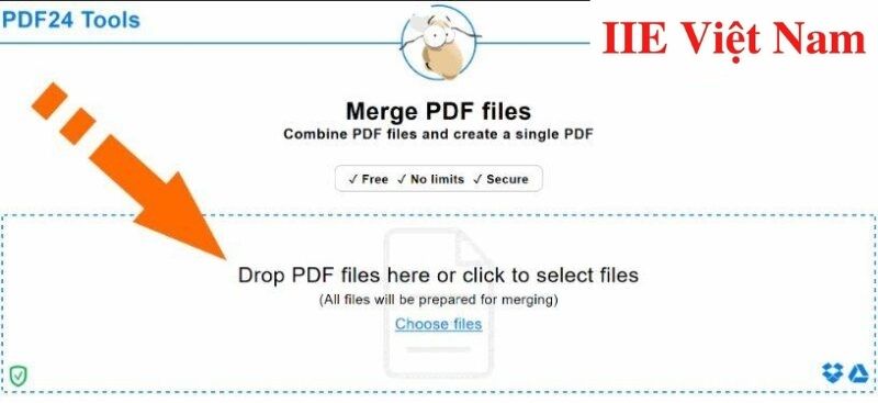 ghép file pdf trên máy tính