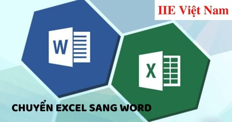 Chuyển Excel sang Word giữ nguyên định dạng