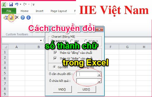 Chuyển số thành chữ trong Excel bằng 2 cách hiệu quả nhất