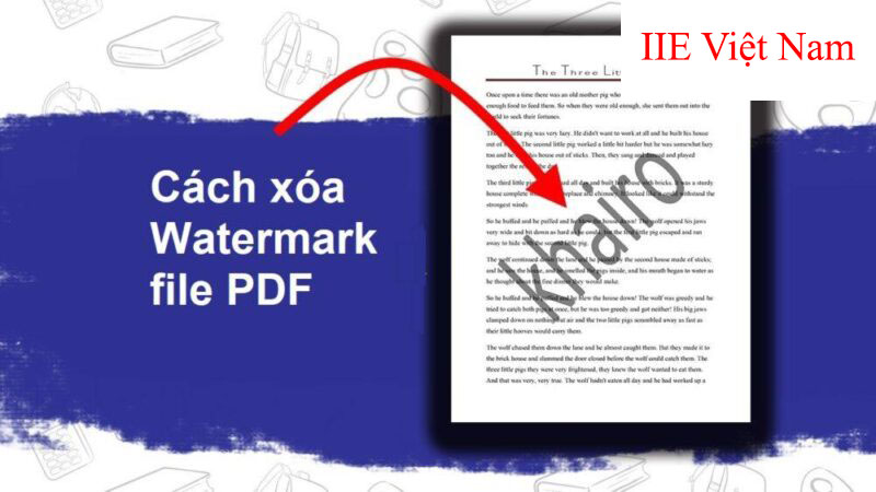 Xóa Watermark PDF với 5 cách đơn giản mà ai cũng nên biết