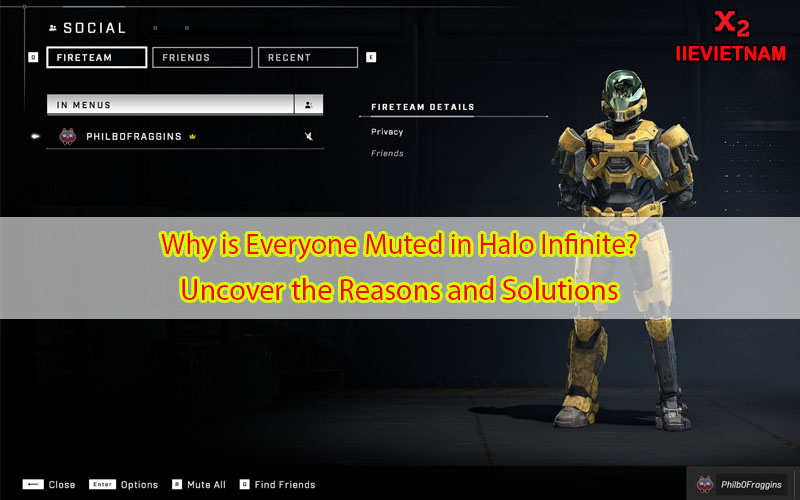 Why is Everyone Muted in Halo Infinite? Uncover the Reasons and Solutions